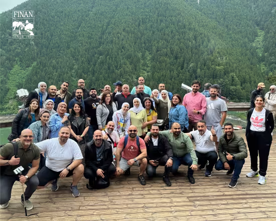 Finan Group team members on the company retreat in Trabzon, Turkey